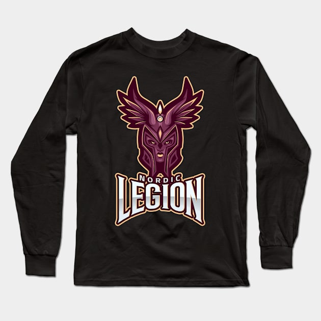 Nordic Legion Long Sleeve T-Shirt by SomebodyShirts